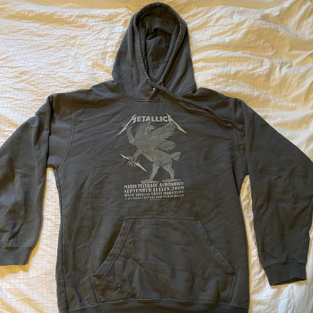 Metallica Marin Rocks Concert 2009 Vintage Rare Sweatshirt